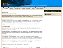 Tablet Screenshot of litterature.org